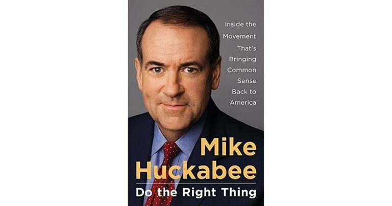mike huckabee books do the right thing
