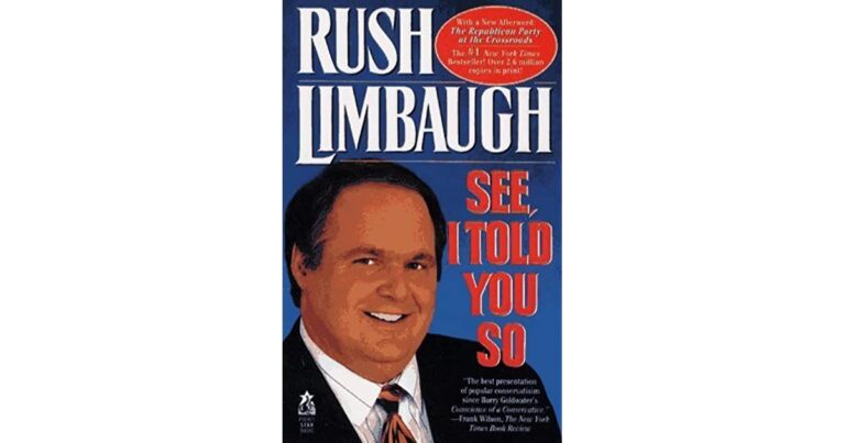 rush limbaugh books see I told you so